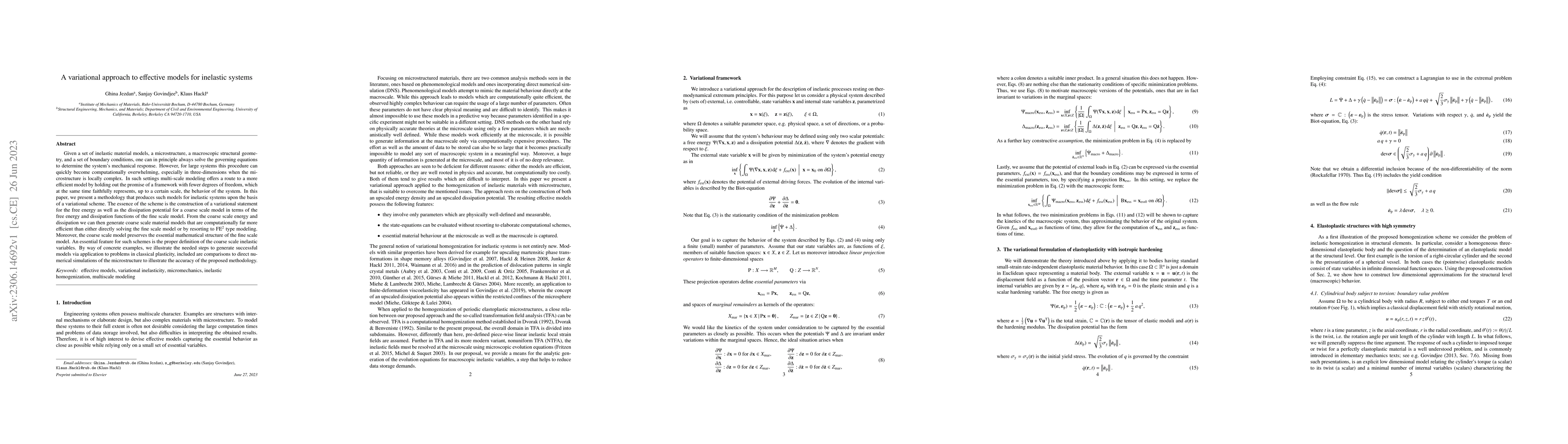 Thumbnail for A variational approach to effective models for inelastic systems