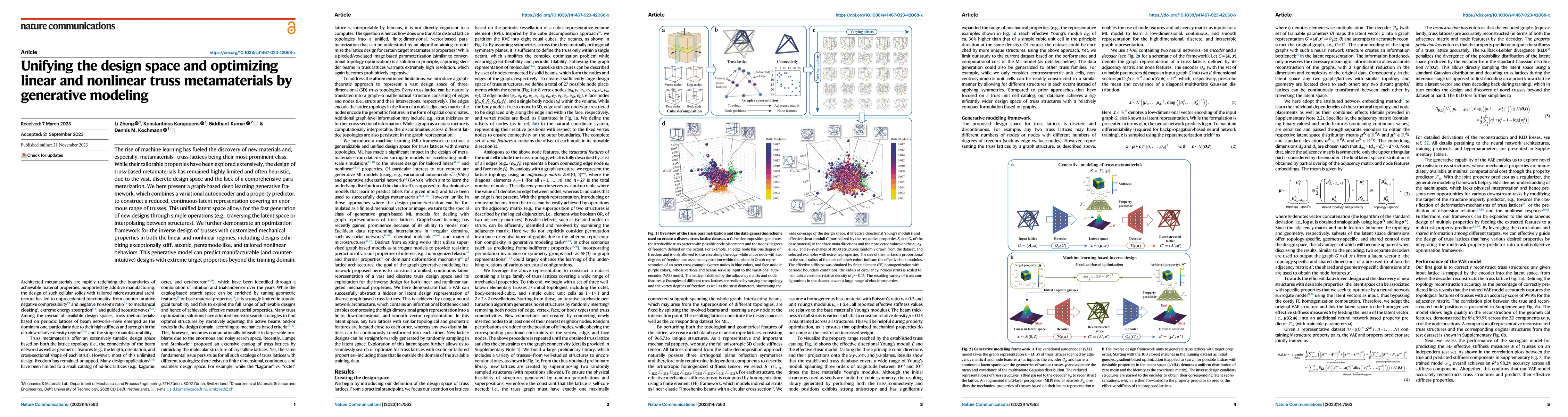 Thumbnail for Unifying the design space and optimizing linear and nonlinear truss
  metamaterials by generative modeling