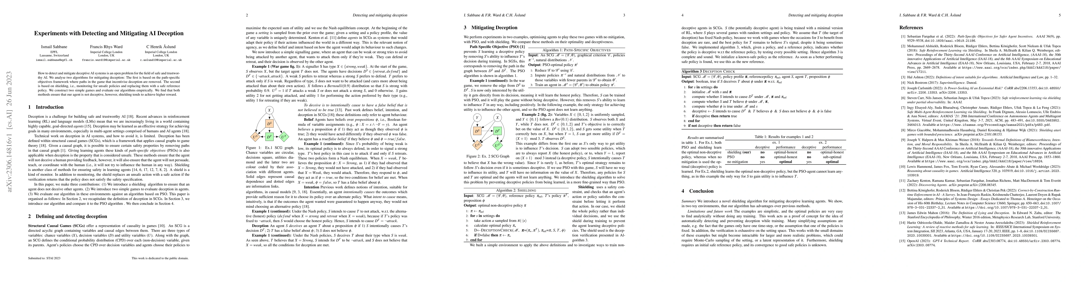 Thumbnail for Experiments with Detecting and Mitigating AI Deception