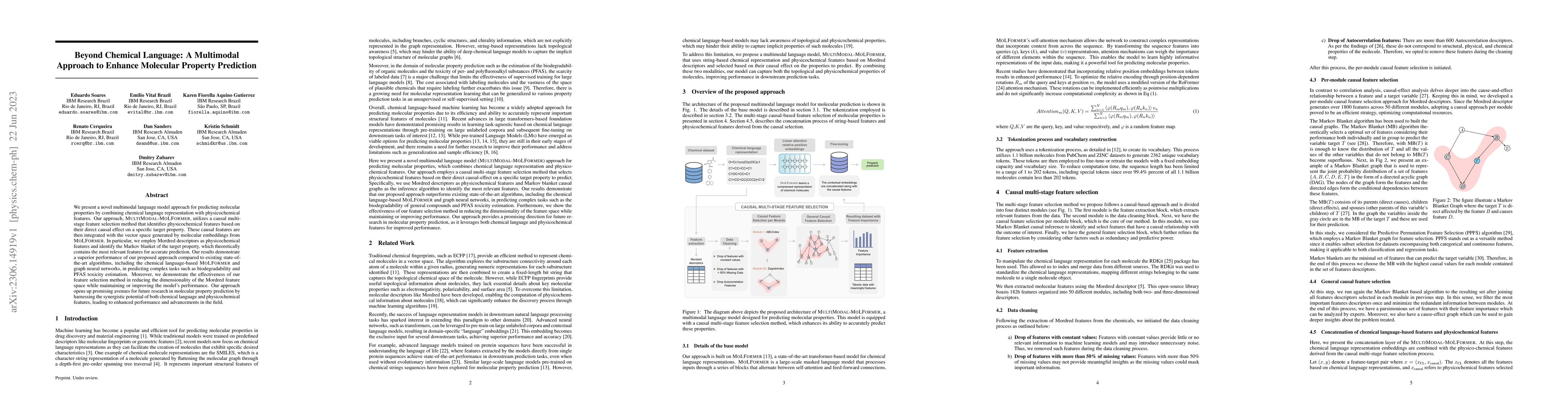 Thumbnail for Beyond Chemical Language: A Multimodal Approach to Enhance Molecular
  Property Prediction