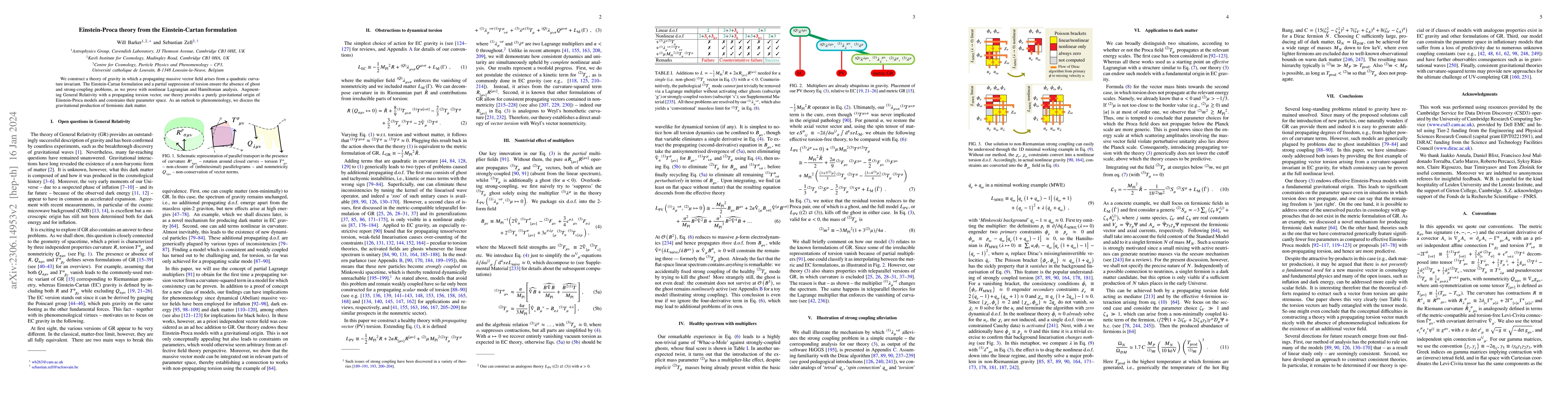Thumbnail for Einstein-Proca theory from the Einstein-Cartan formulation