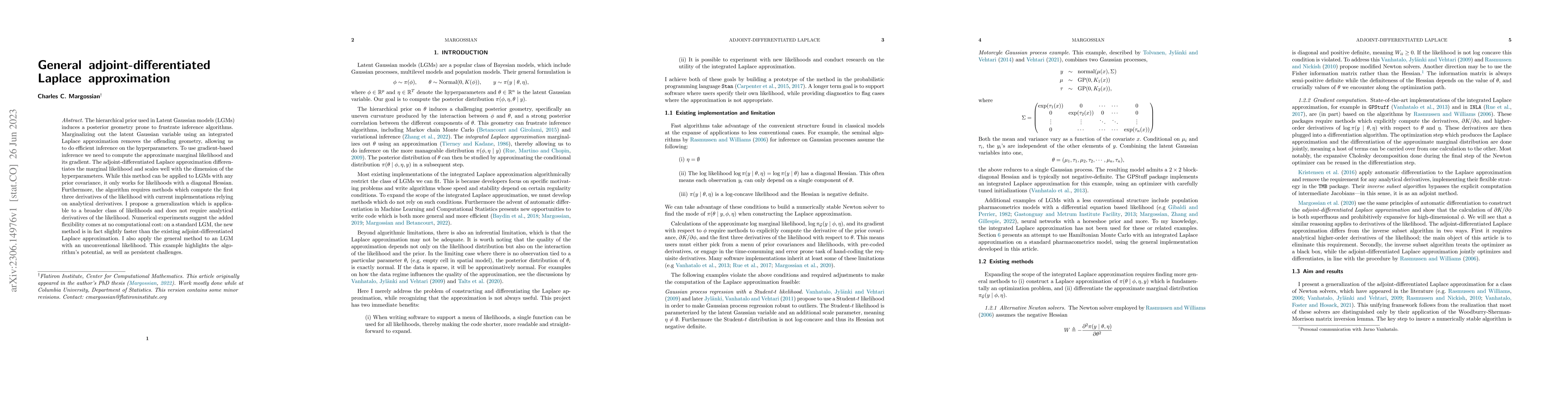 Thumbnail for General adjoint-differentiated Laplace approximation