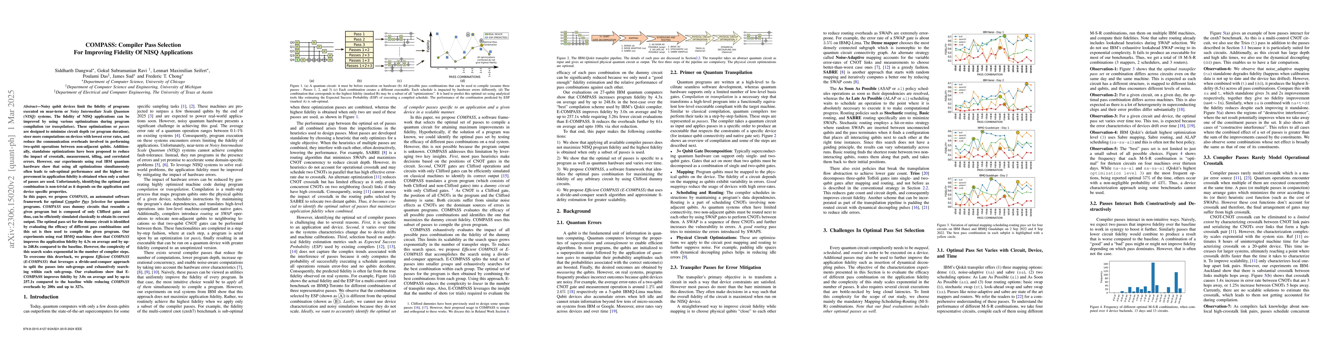 Thumbnail for Clifford Assisted Optimal Pass Selection for Quantum Transpilation