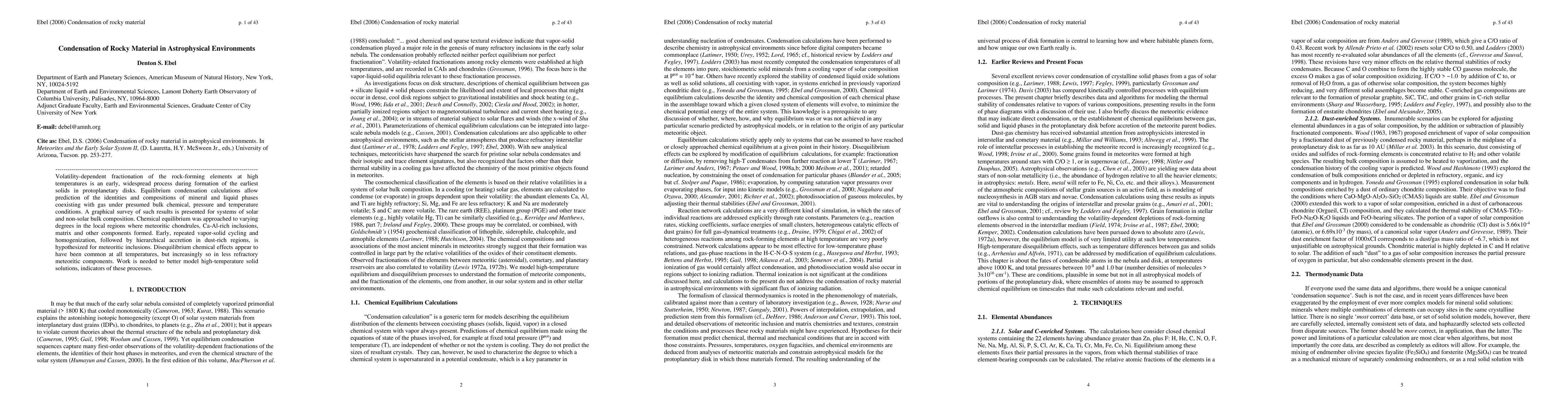 Thumbnail for Condensation of Rocky Material in Astrophysical Environments