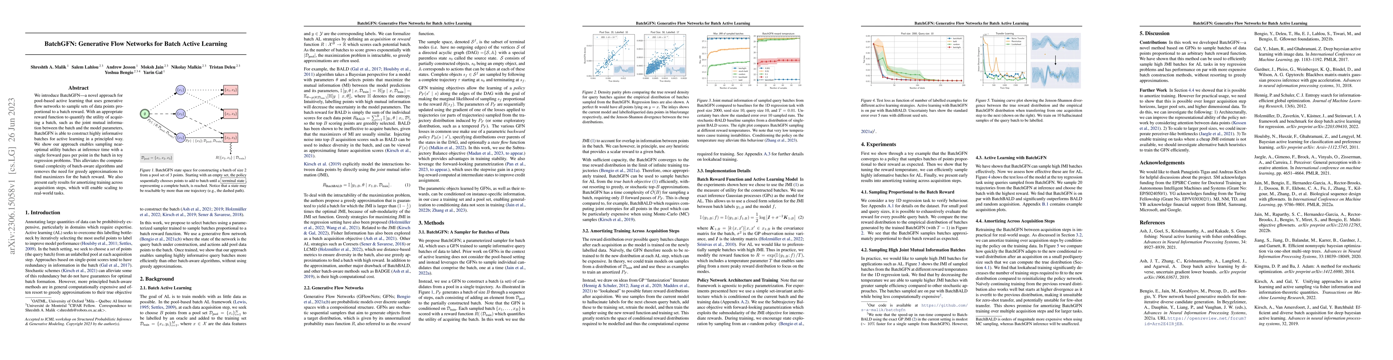 Thumbnail for BatchGFN: Generative Flow Networks for Batch Active Learning