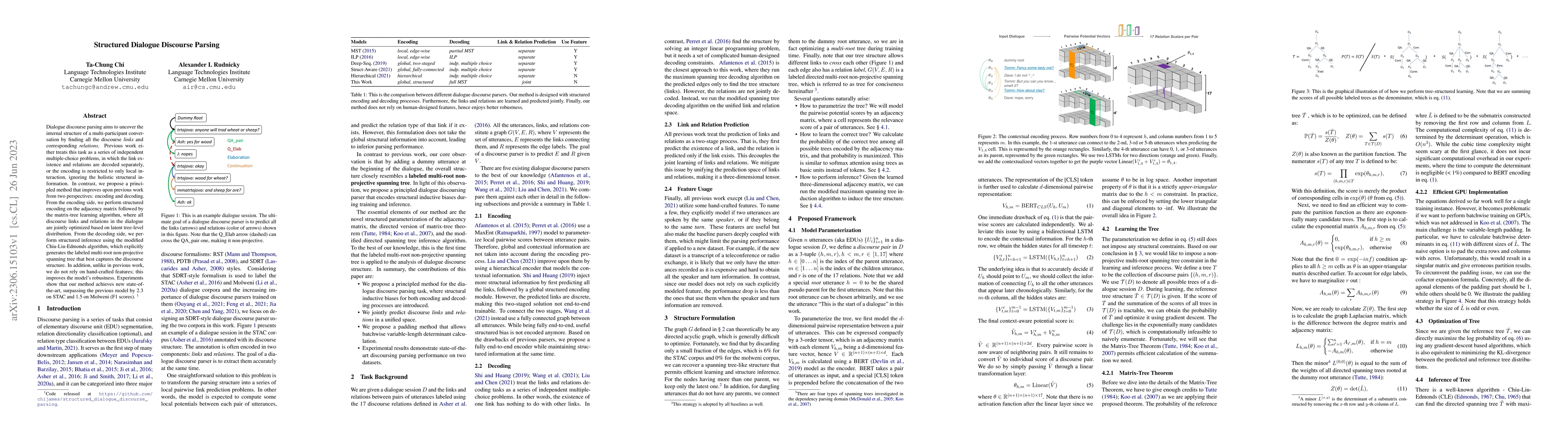 Thumbnail for Structured Dialogue Discourse Parsing