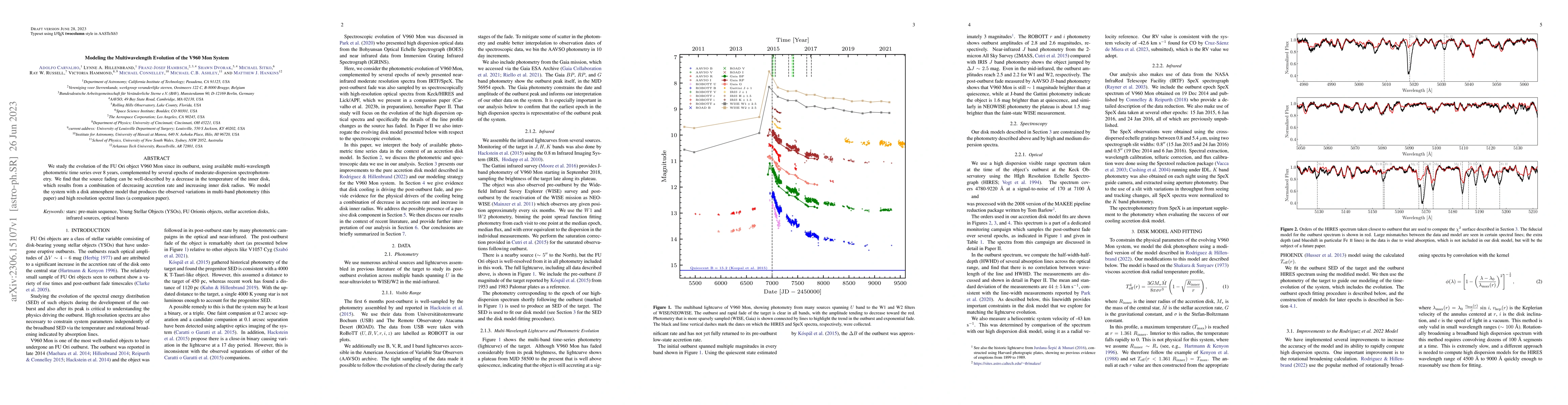 Thumbnail for Modeling the Multiwavelength Evolution of the V960 Mon System
