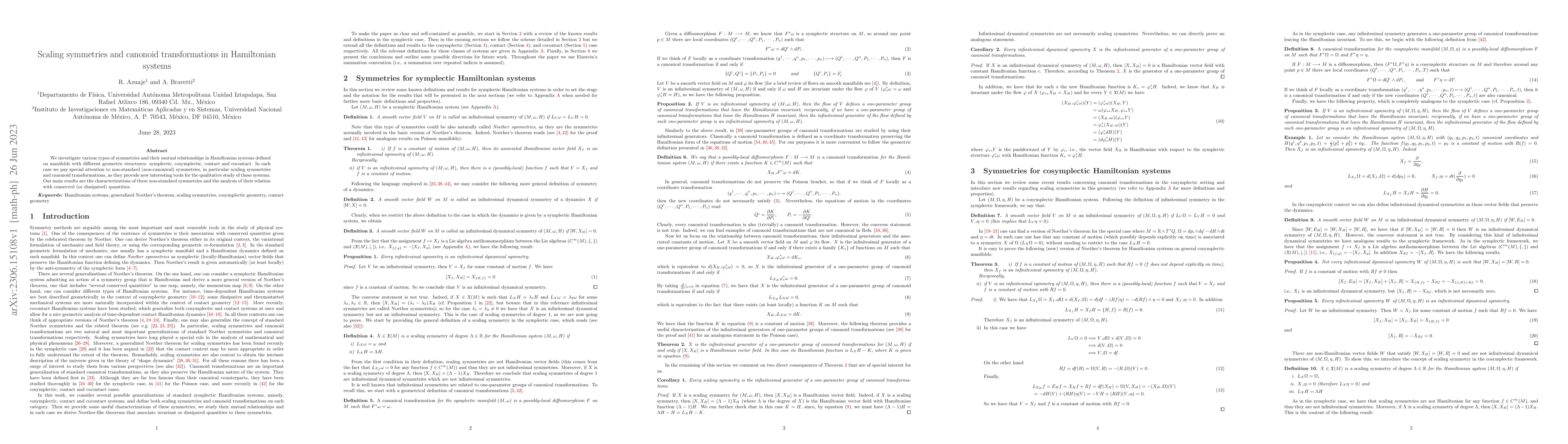 Thumbnail for Scaling symmetries and canonoid transformations in Hamiltonian systems
