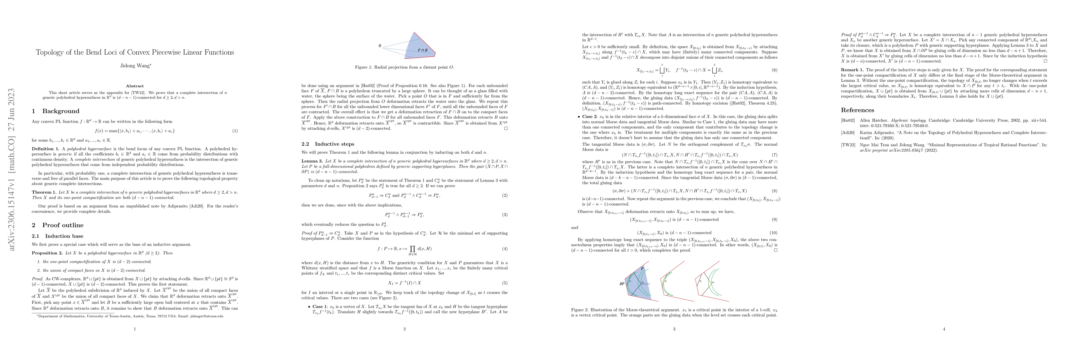 Thumbnail for Topology of the Bend Loci of Convex Piecewise Linear Functions