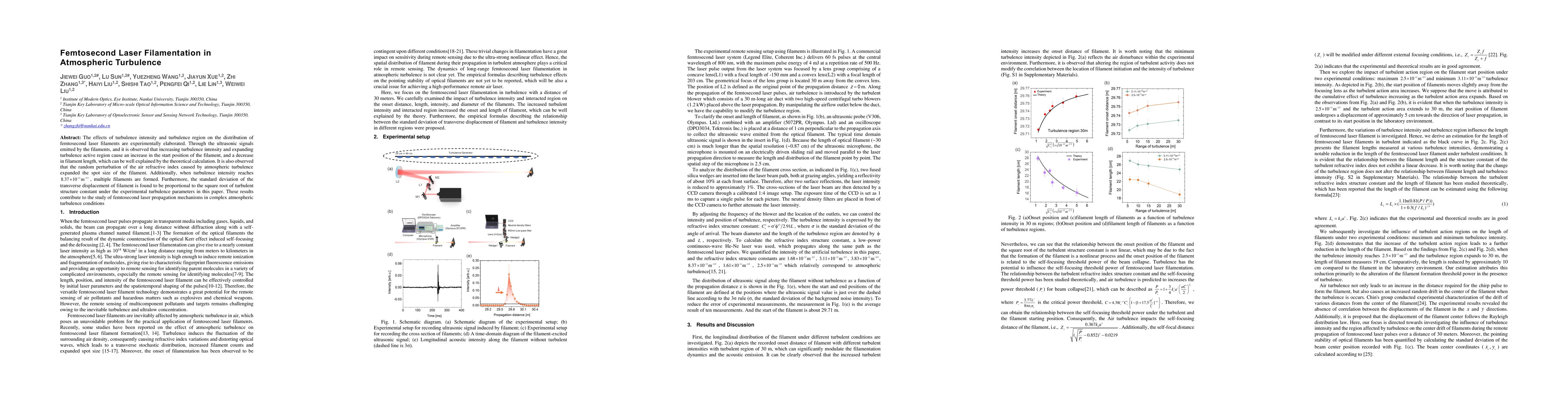 Thumbnail for Femtosecond Laser Filamentation in Atmospheric Turbulence