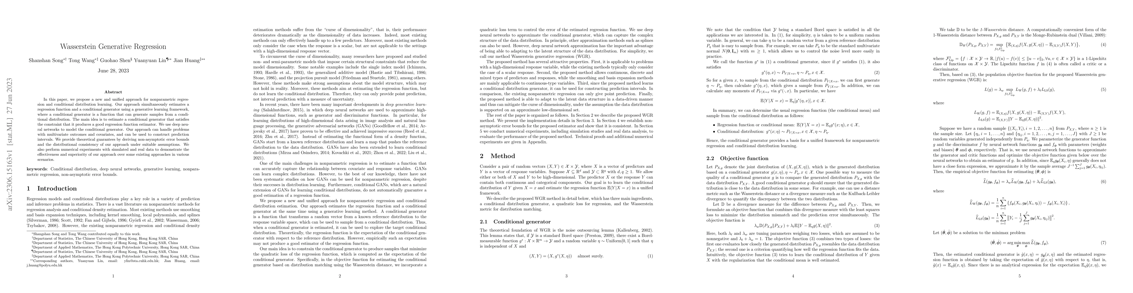 Thumbnail for Wasserstein Generative Regression