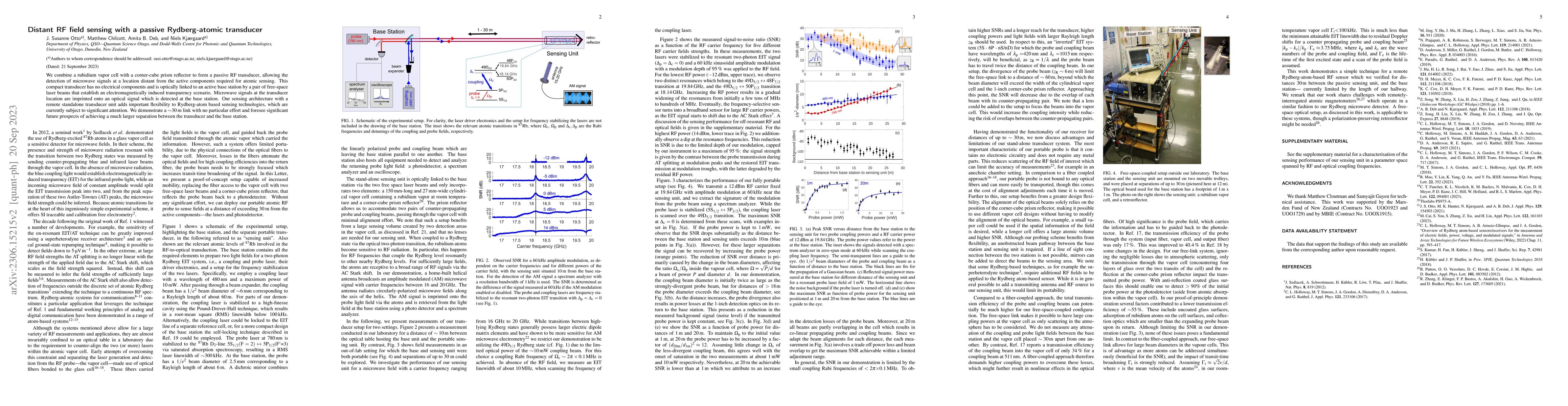 Thumbnail for Distant RF field sensing with a passive Rydberg-atomic transducer