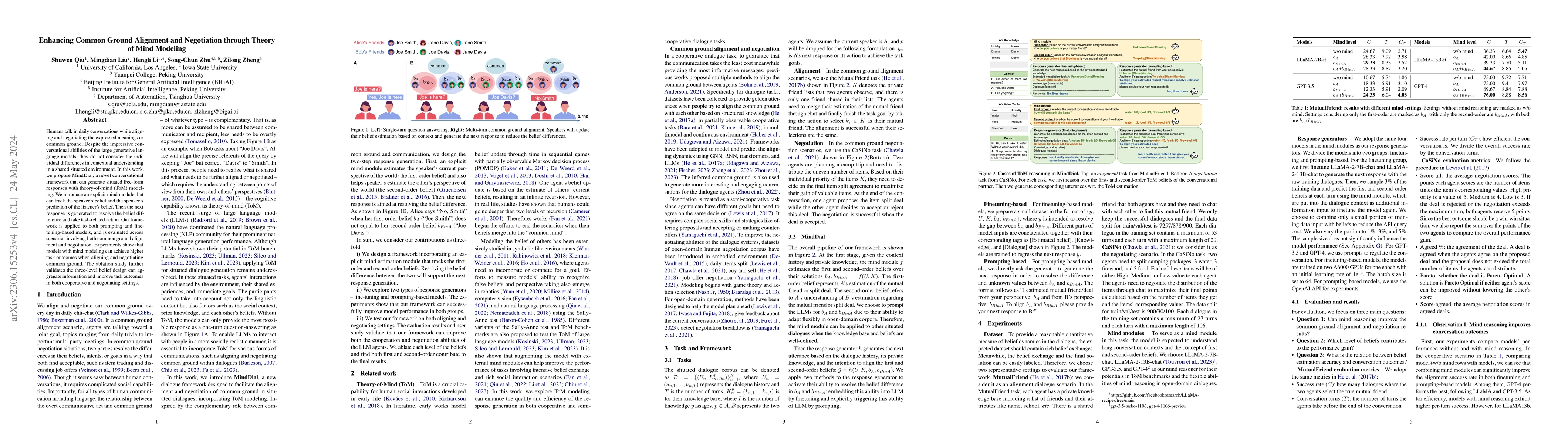 Thumbnail for MindDial: Belief Dynamics Tracking with Theory-of-Mind Modeling for
  Situated Neural Dialogue Generation
