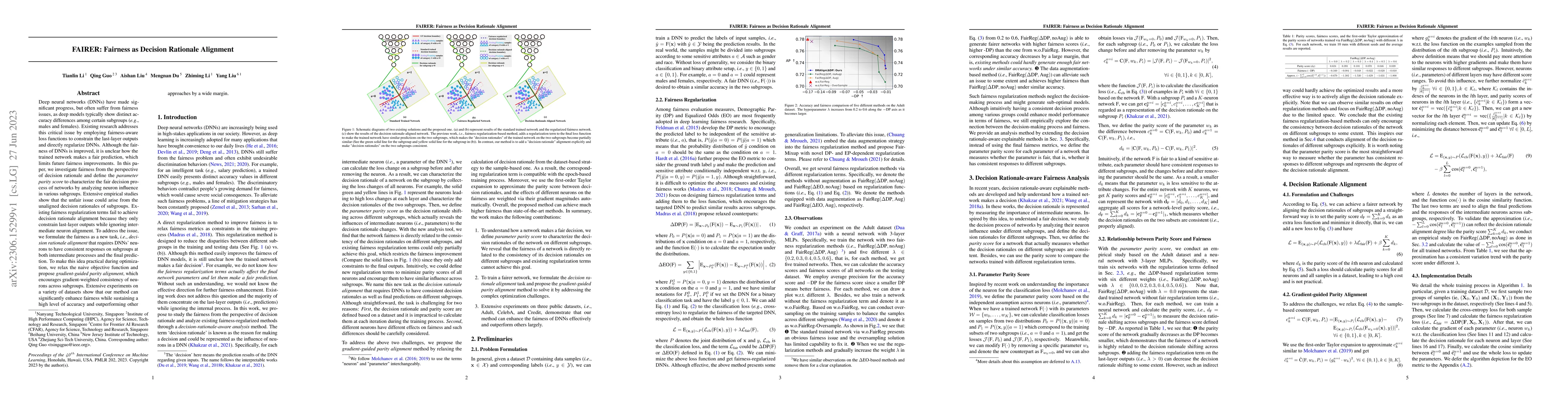 Thumbnail for FAIRER: Fairness as Decision Rationale Alignment