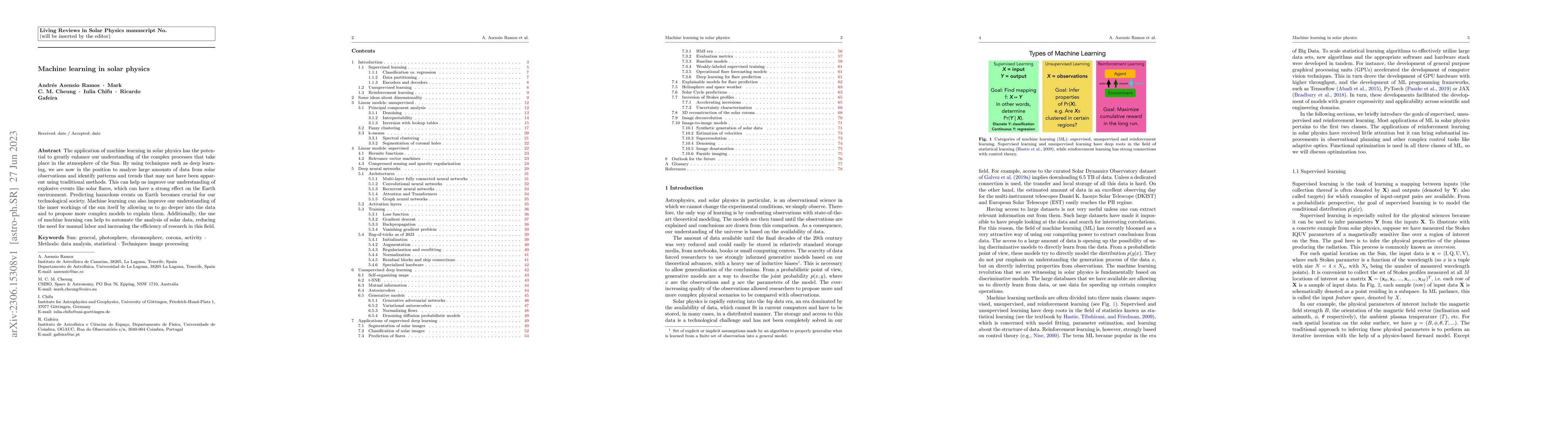 Thumbnail for Machine learning in solar physics