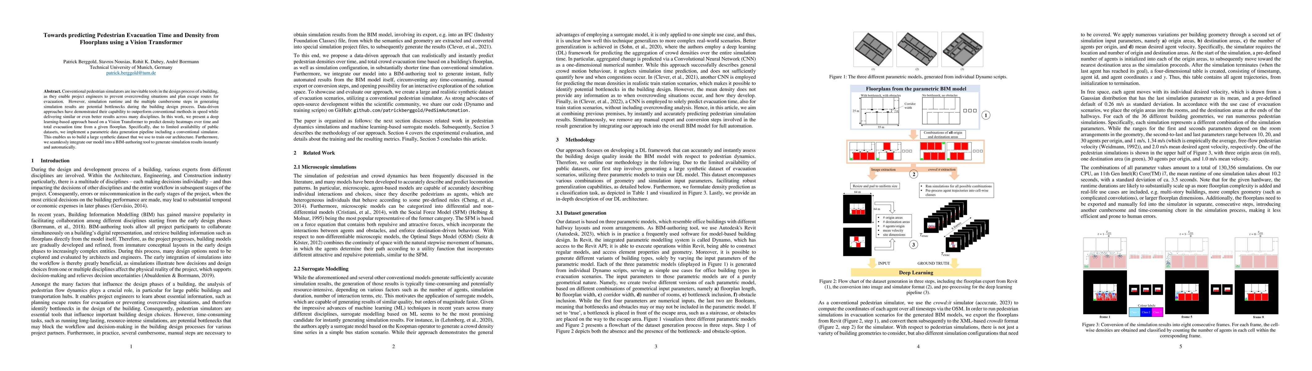 Thumbnail for Towards predicting Pedestrian Evacuation Time and Density from
  Floorplans using a Vision Transformer