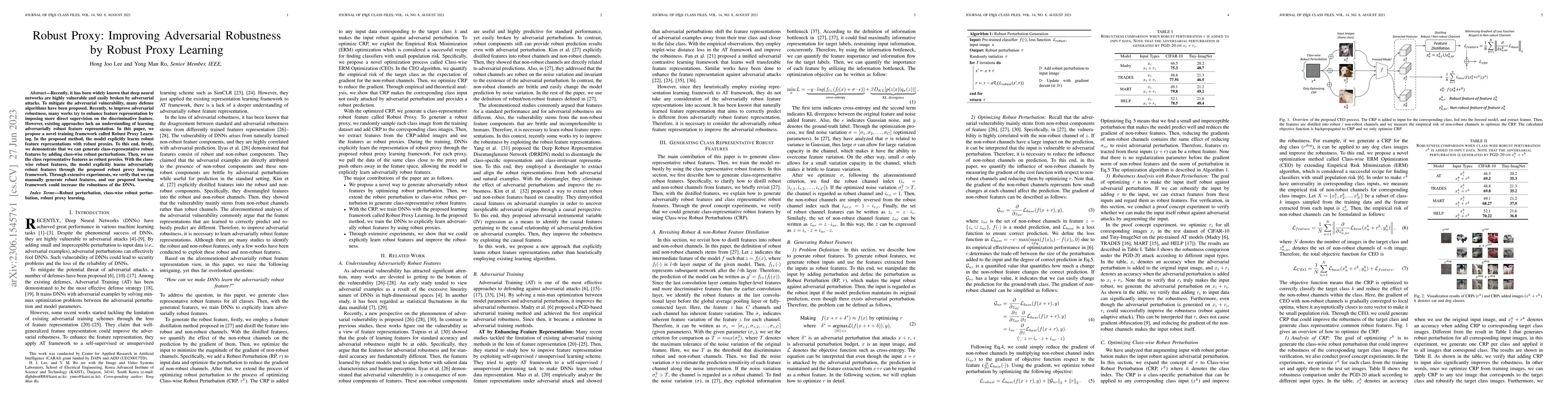 Thumbnail for Robust Proxy: Improving Adversarial Robustness by Robust Proxy Learning