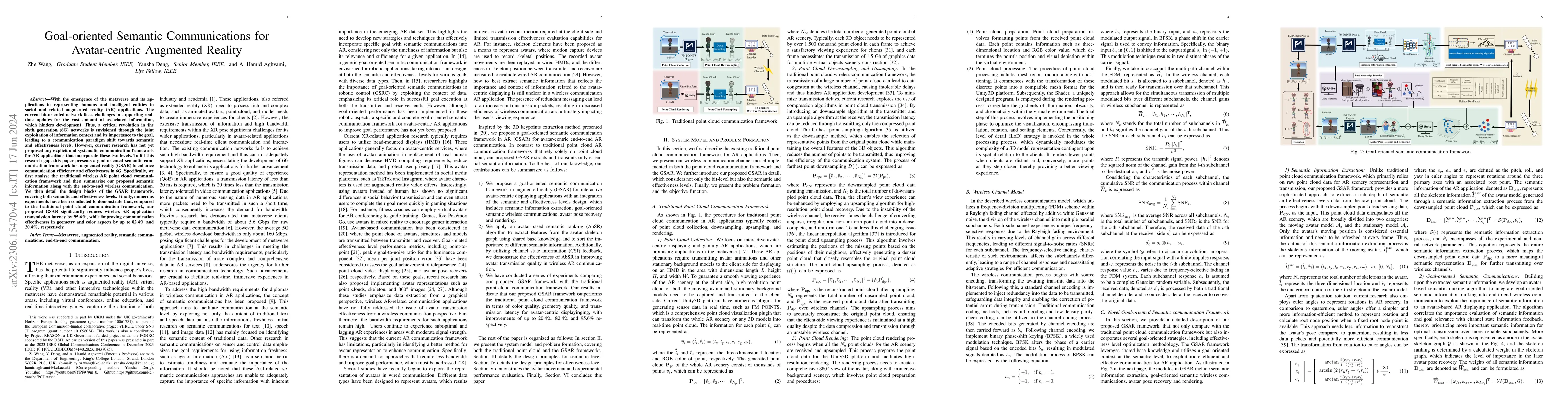 Thumbnail for Goal-oriented Semantic Communications for Avatar-centric Augmented
  Reality