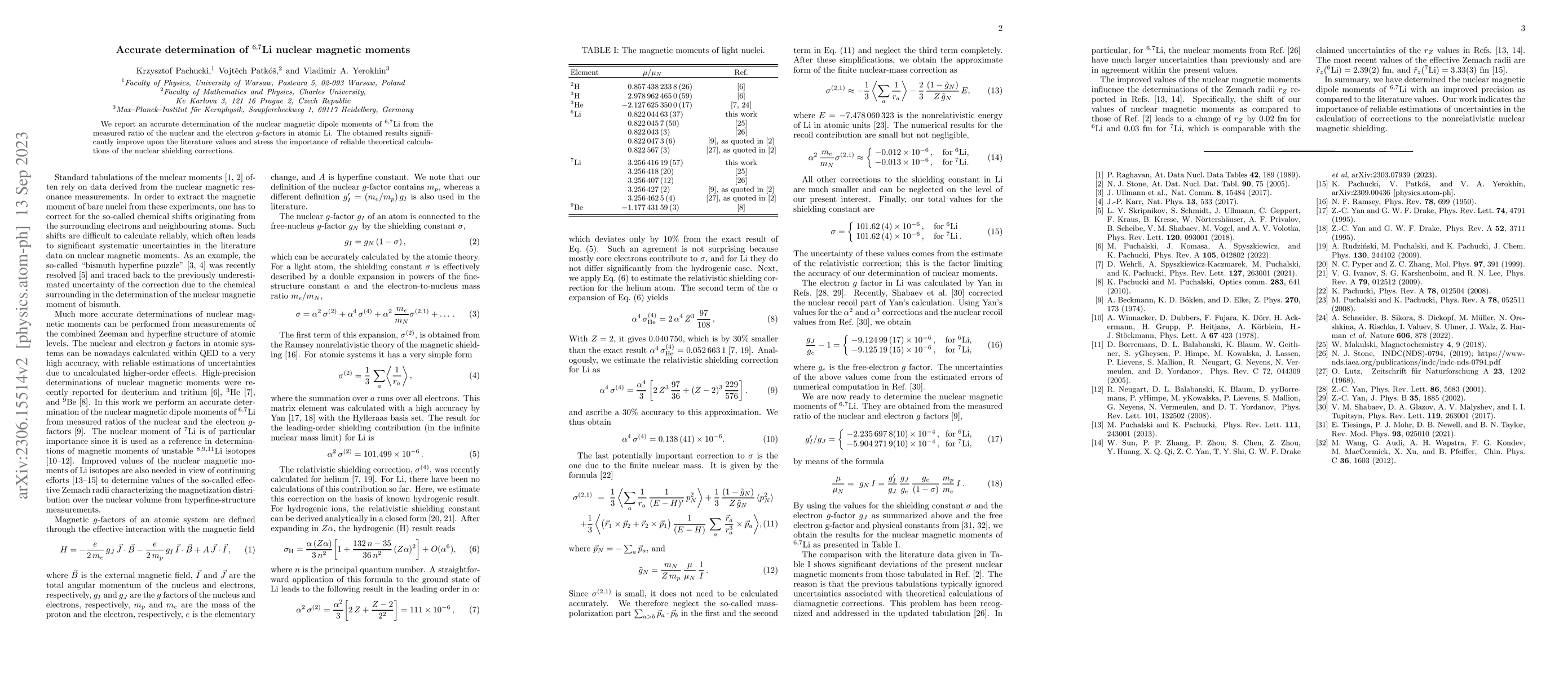 Thumbnail for Accurate determination of $^{6,7}$Li nuclear magnetic moments
