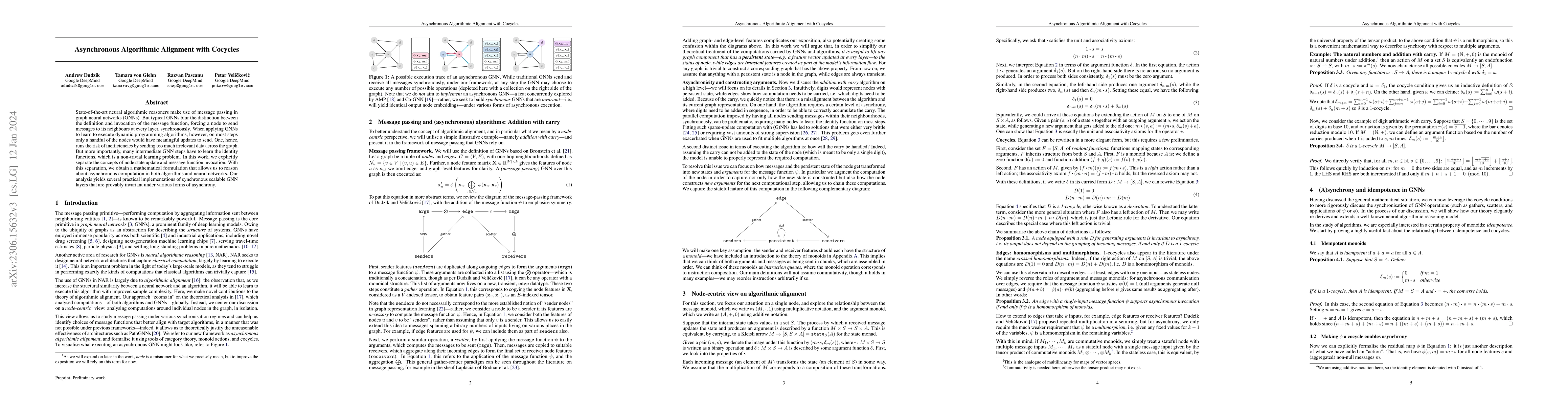 Thumbnail for Asynchronous Algorithmic Alignment with Cocycles