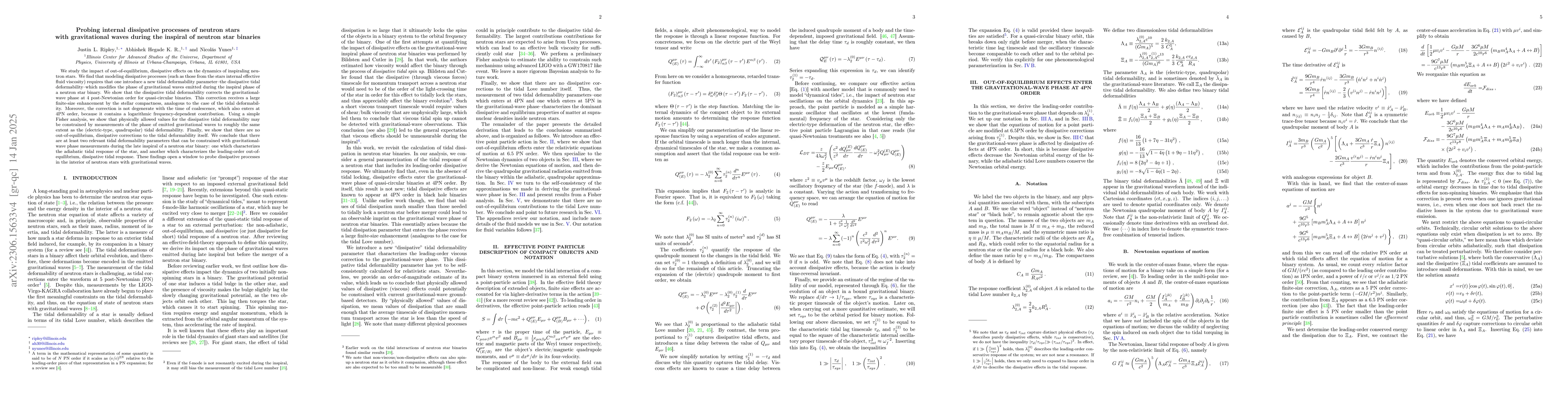 Thumbnail for Probing internal dissipative processes of neutron stars with
  gravitational waves during the inspiral of neutron star binaries