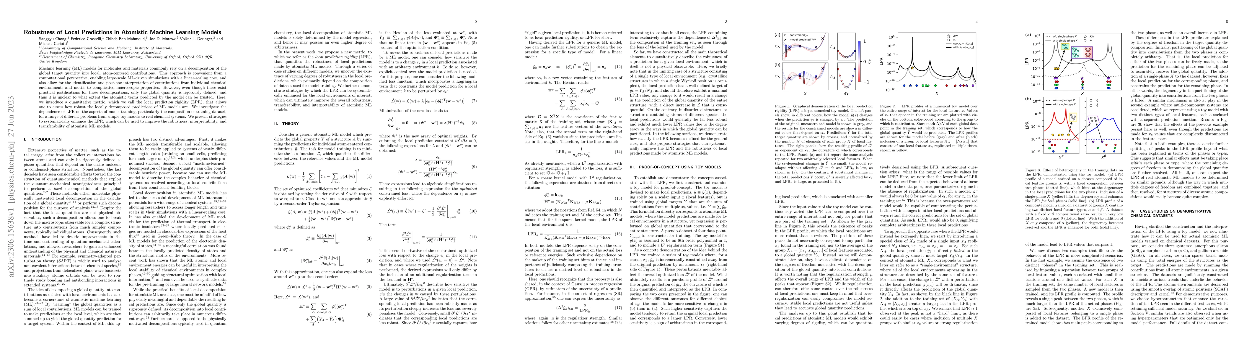 Thumbnail for Robustness of Local Predictions in Atomistic Machine Learning Models