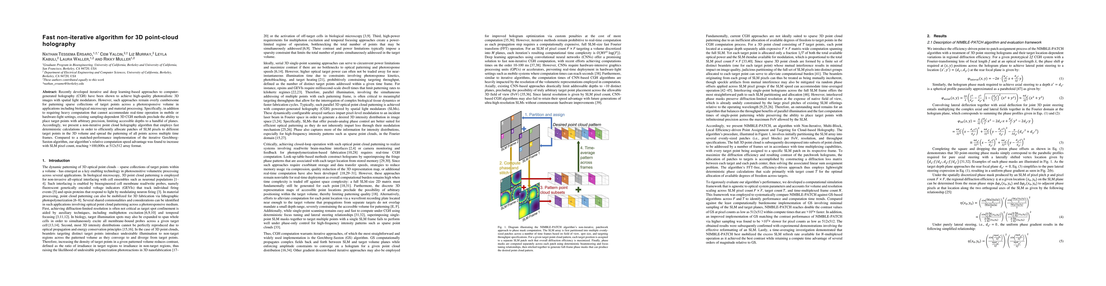 Thumbnail for Fast non-iterative algorithm for 3D point-cloud holography