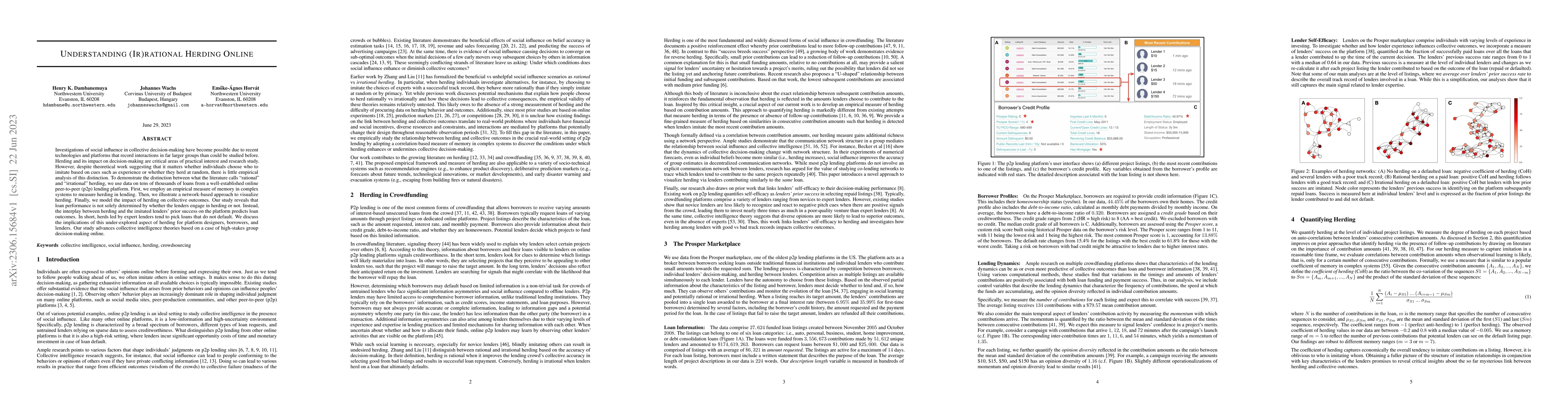 Thumbnail for Understanding (Ir)rational Herding Online