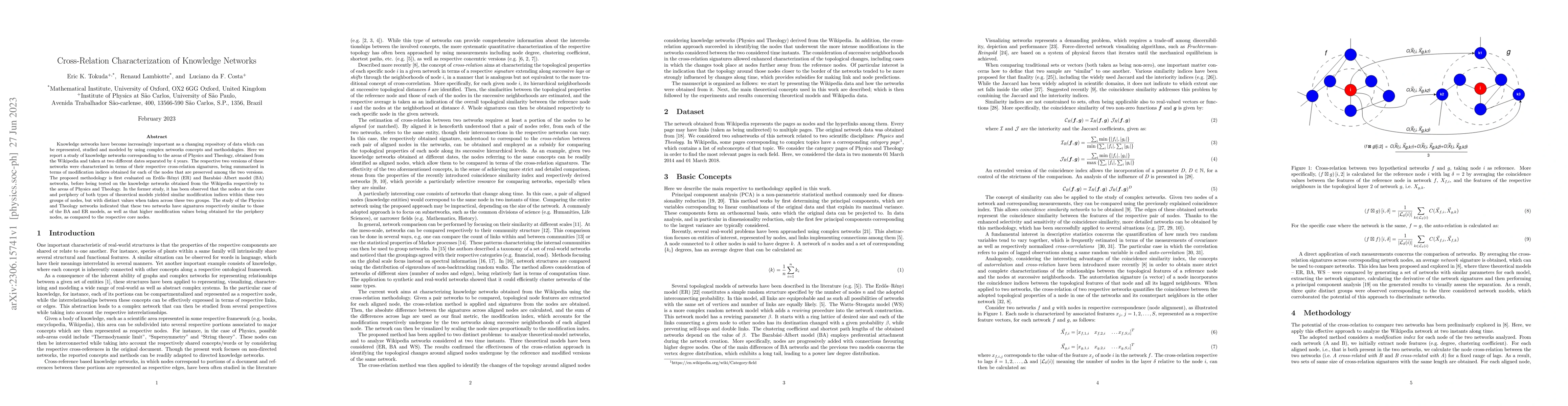 Thumbnail for Cross-Relation Characterization of Knowledge Networks