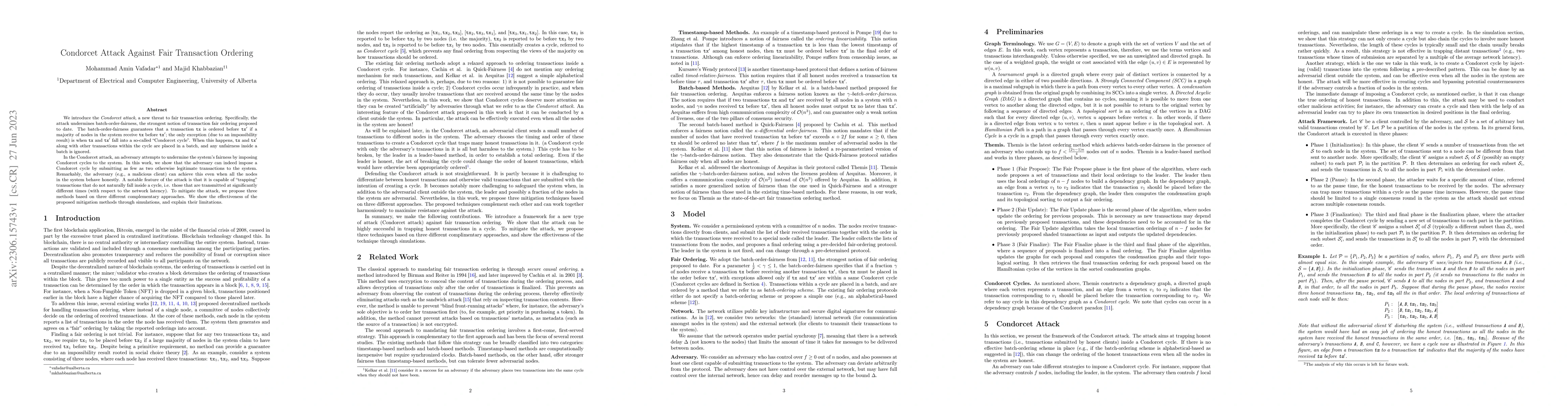 Thumbnail for Condorcet Attack Against Fair Transaction Ordering