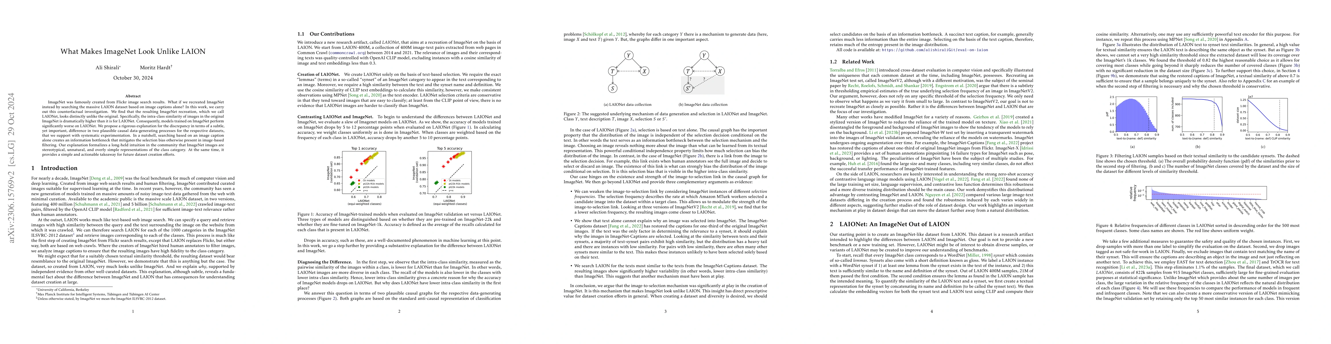 Thumbnail for What Makes ImageNet Look Unlike LAION