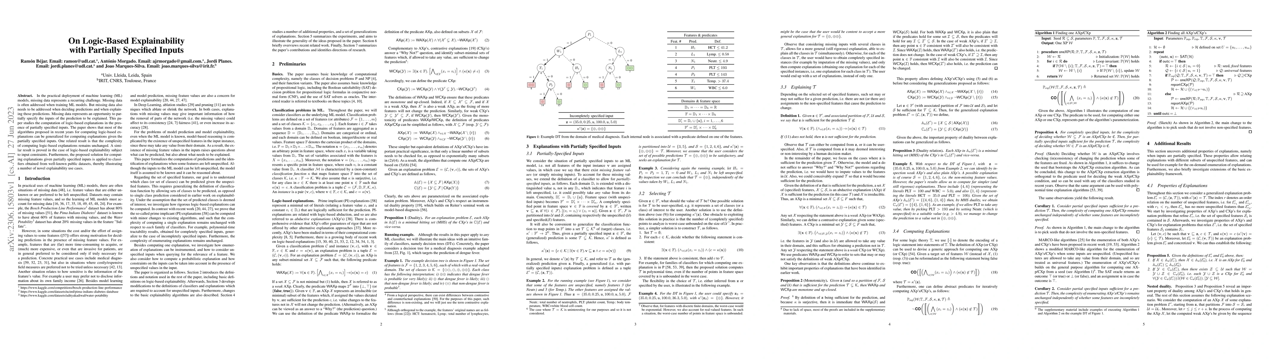Thumbnail for On Logic-Based Explainability with Partially Specified Inputs