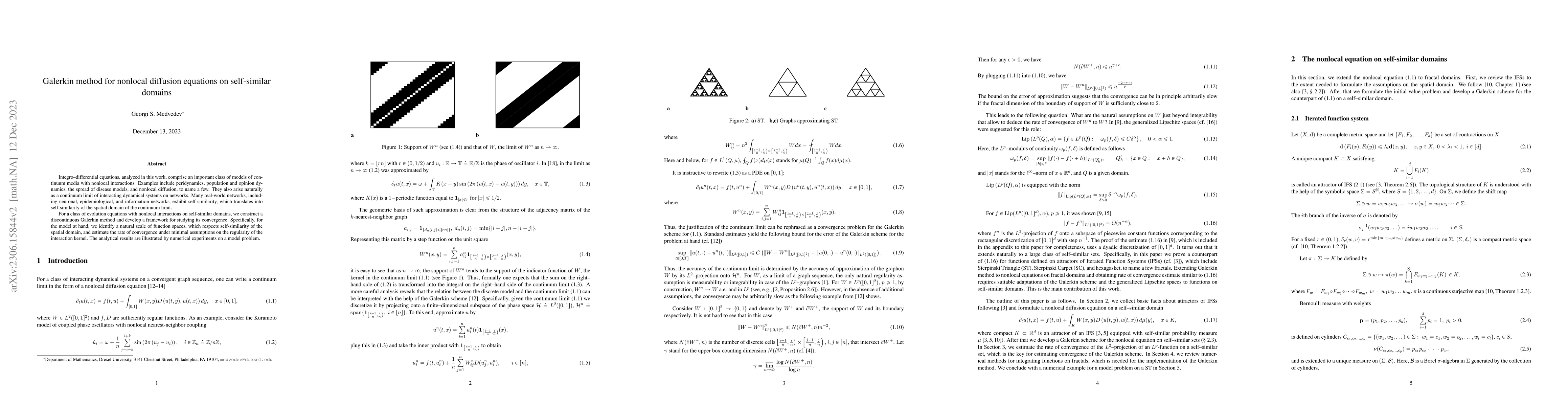 Thumbnail for Galerkin method for nonlocal diffusion equations on self-similar domains