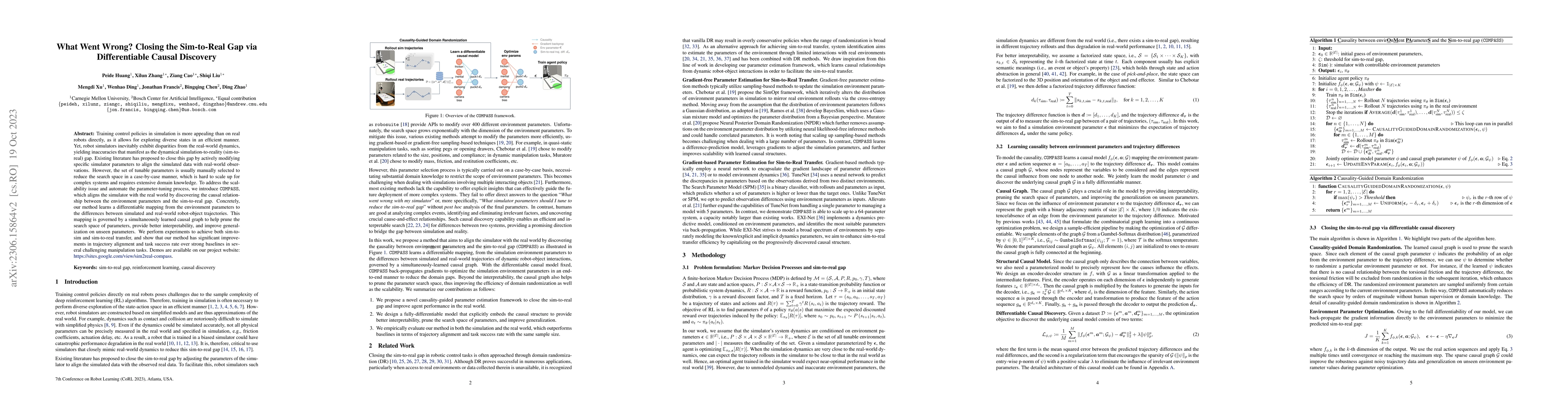 Thumbnail for What Went Wrong? Closing the Sim-to-Real Gap via Differentiable Causal
  Discovery