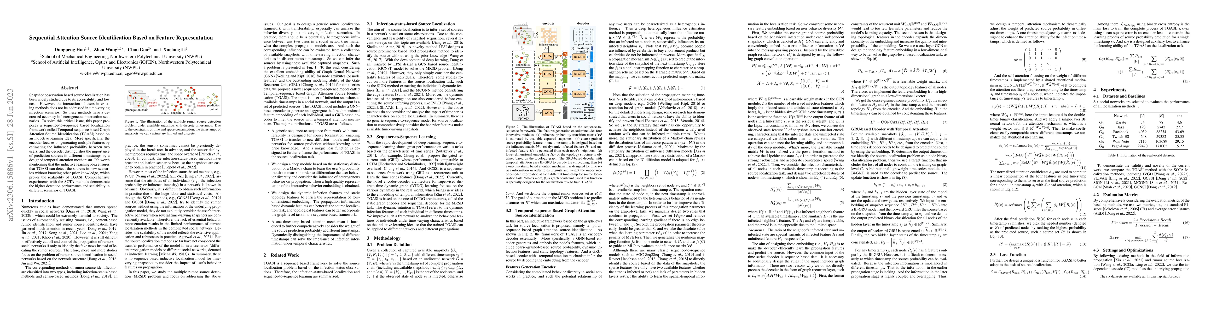 Thumbnail for Sequential Attention Source Identification Based on Feature
  Representation
