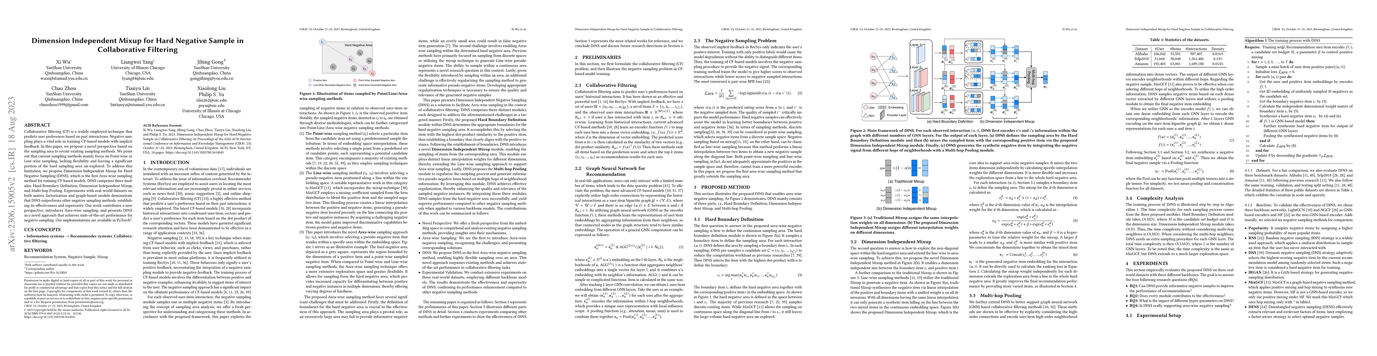 Thumbnail for Dimension Independent Mixup for Hard Negative Sample in Collaborative
  Filtering