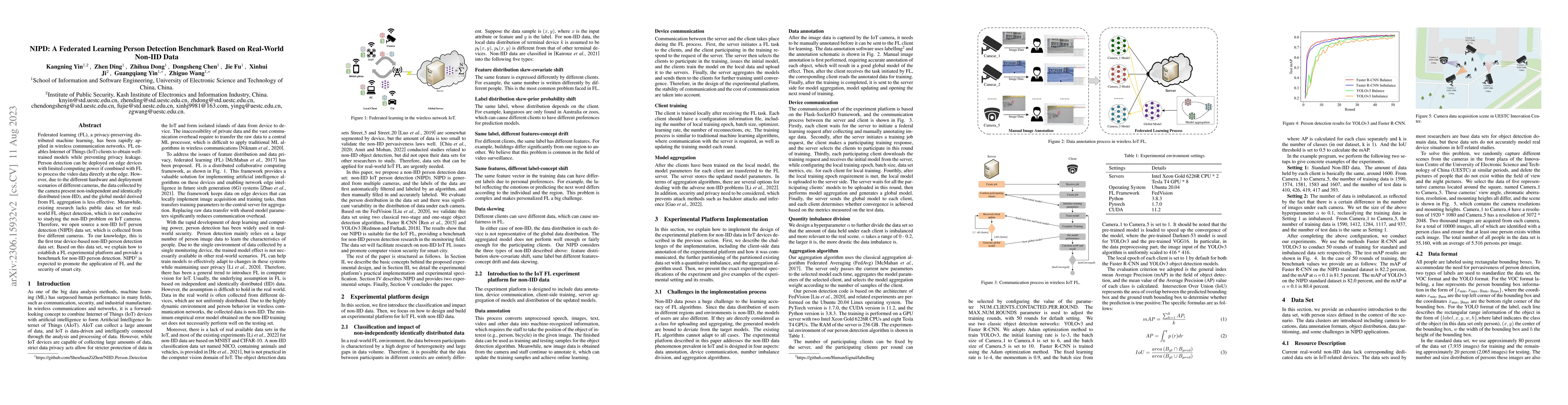 Thumbnail for NIPD: A Federated Learning Person Detection Benchmark Based on
  Real-World Non-IID Data