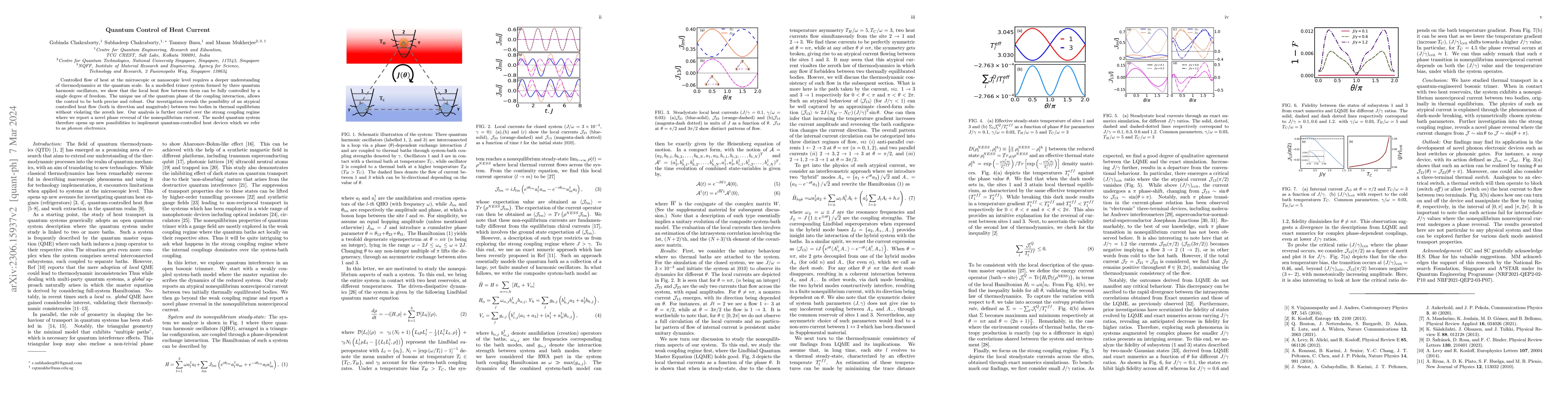 Thumbnail for Quantum Control of Heat Current
