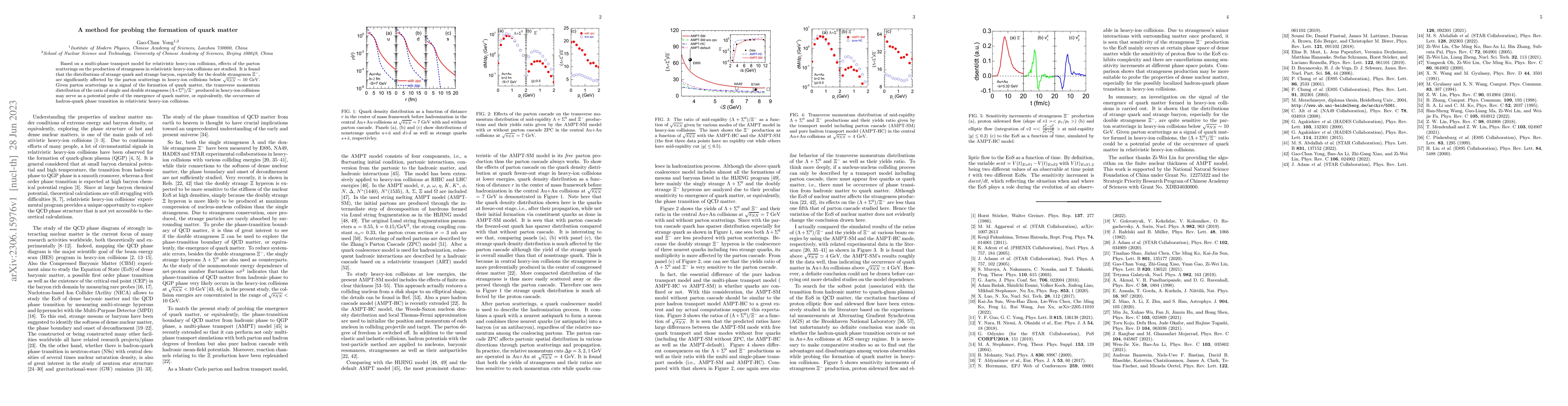 Thumbnail for A method for probing the formation of quark matter