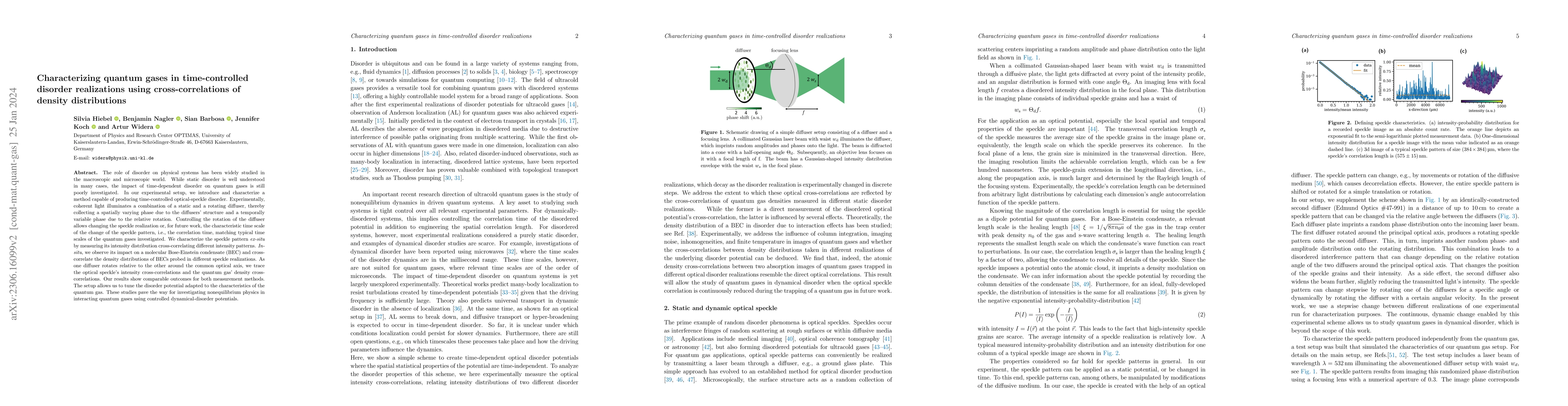 Thumbnail for Characterizing quantum gases in time-controlled disorder realizations
  using cross-correlations of density distributions