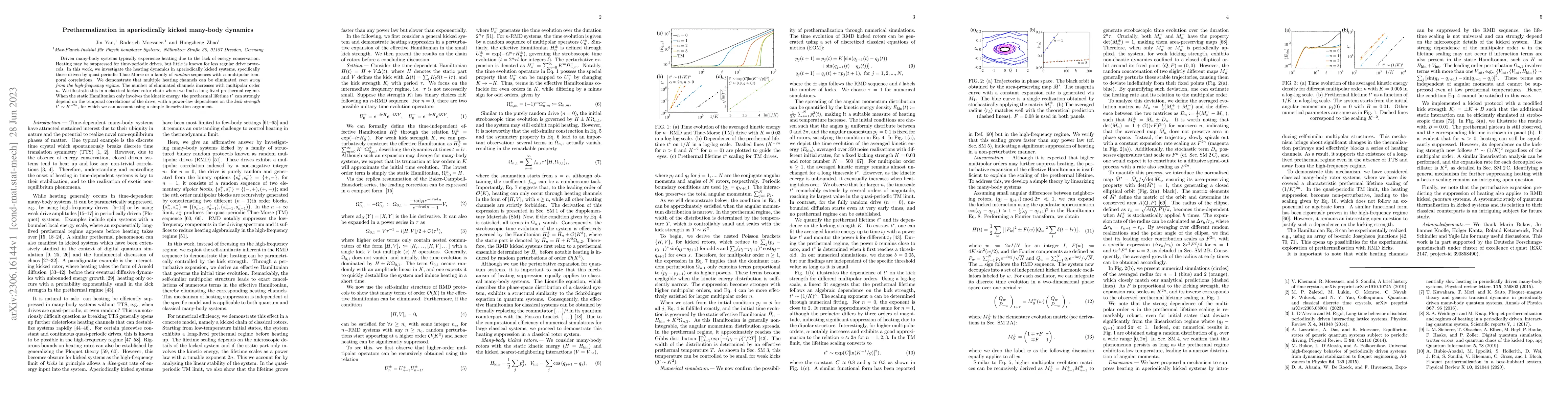 Thumbnail for Prethermalization in aperiodically kicked many-body dynamics