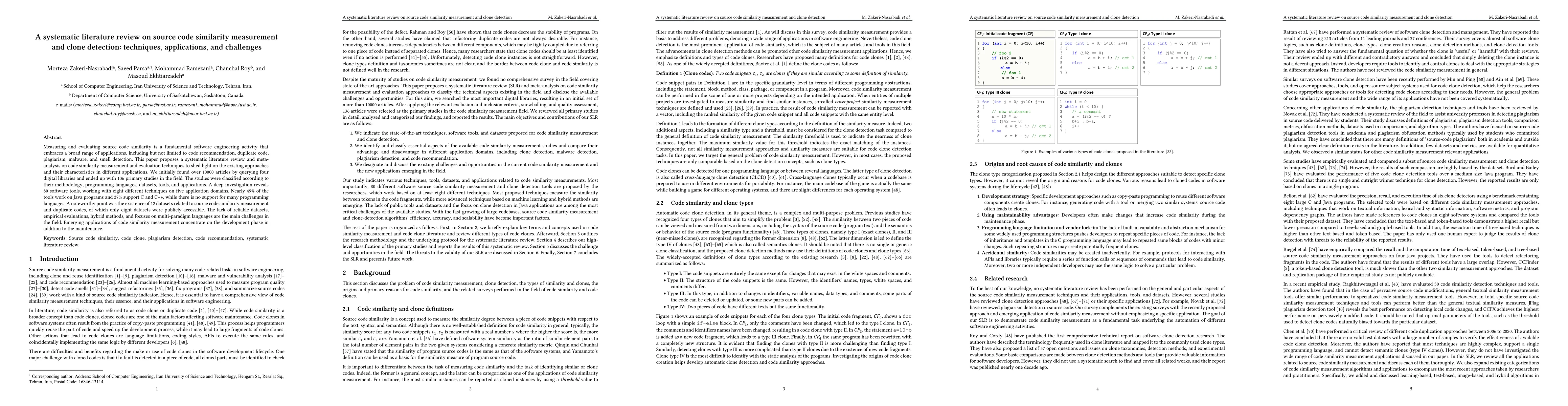 Thumbnail for A systematic literature review on source code similarity measurement and
  clone detection: techniques, applications, and challenges