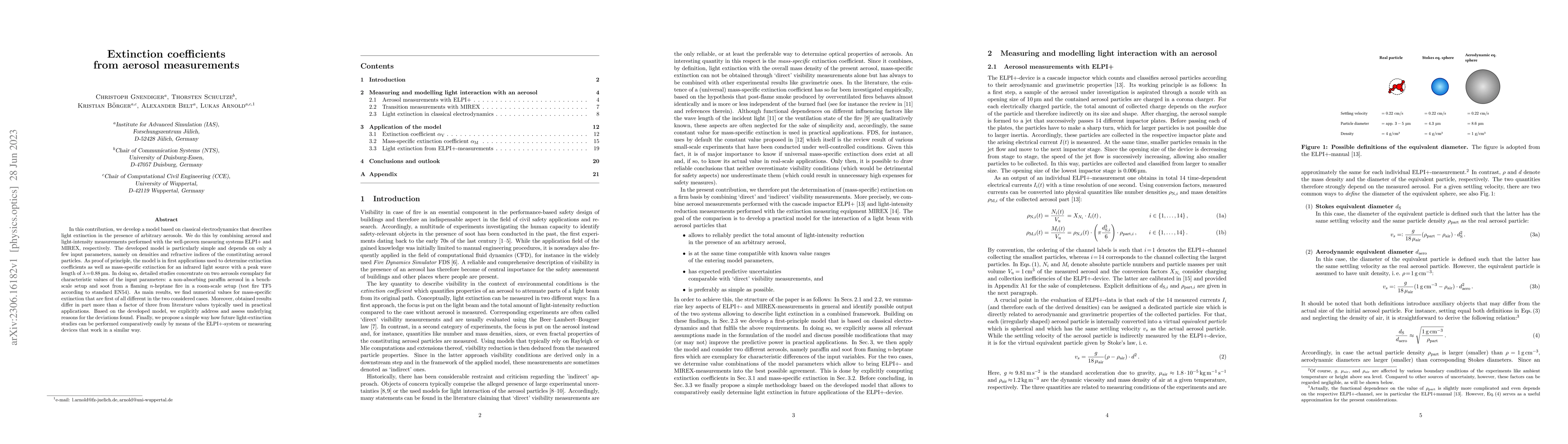 Thumbnail for Extinction coefficients from aerosol measurements
