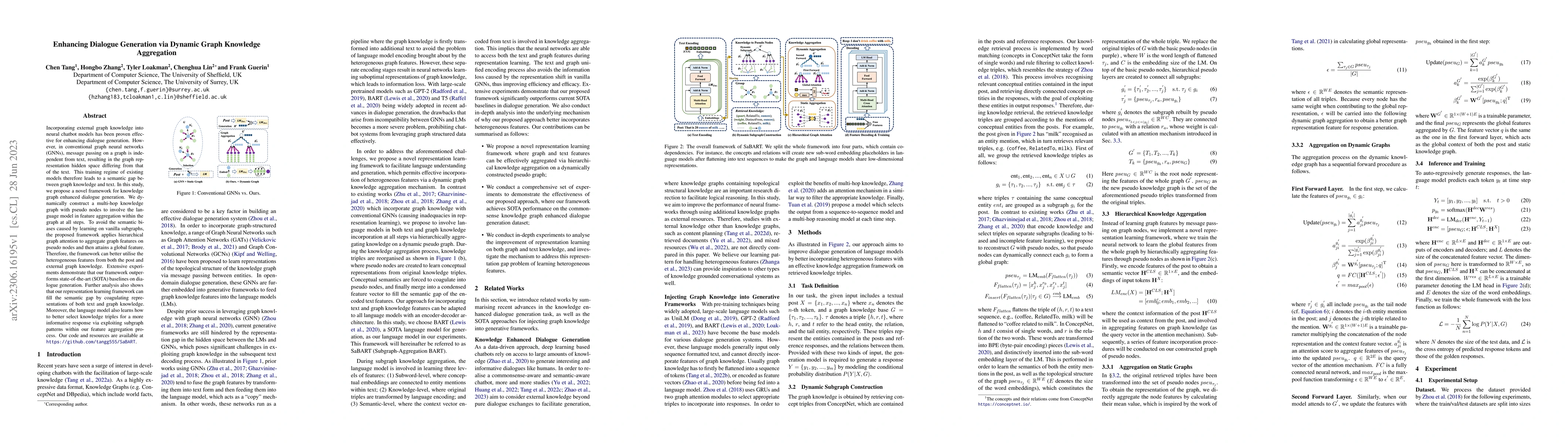 Thumbnail for Enhancing Dialogue Generation via Dynamic Graph Knowledge Aggregation