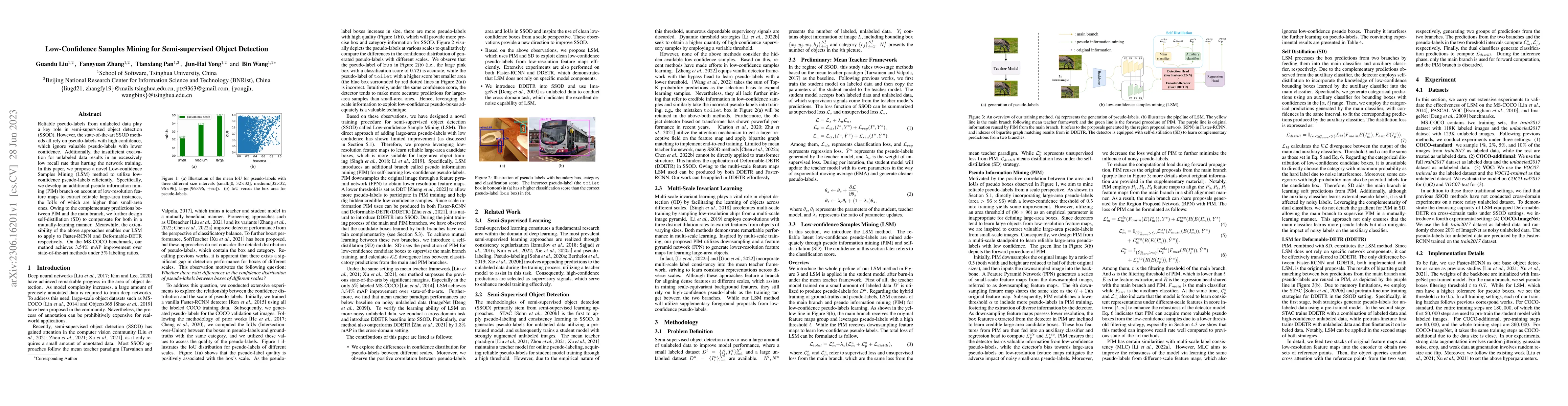 Thumbnail for Low-Confidence Samples Mining for Semi-supervised Object Detection