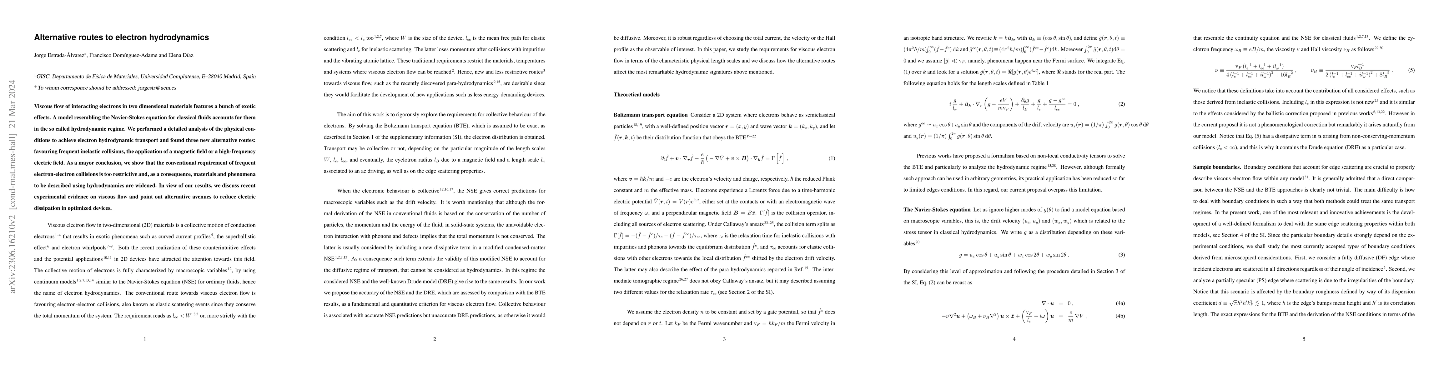 Thumbnail for Alternative routes to electron hydrodynamics