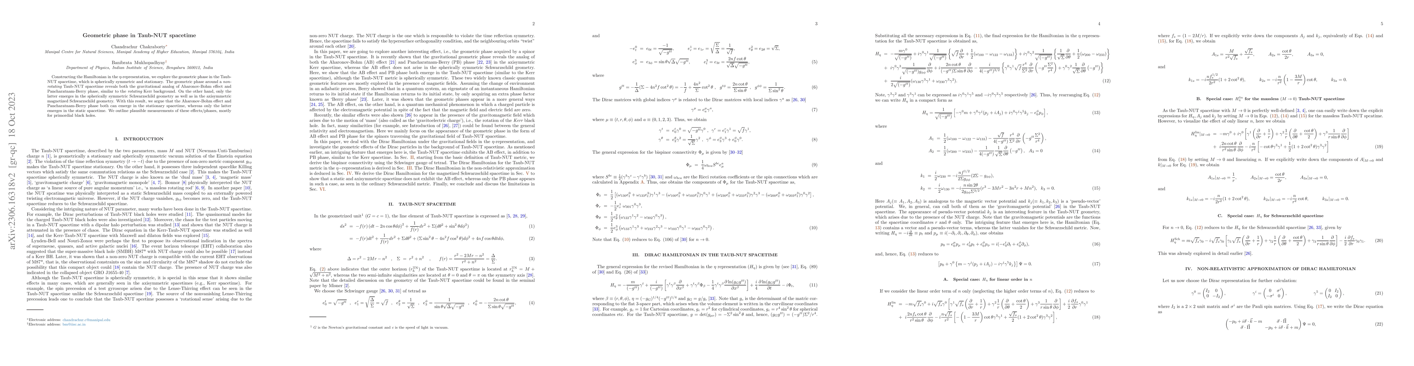 Thumbnail for Geometric phase in Taub-NUT spacetime