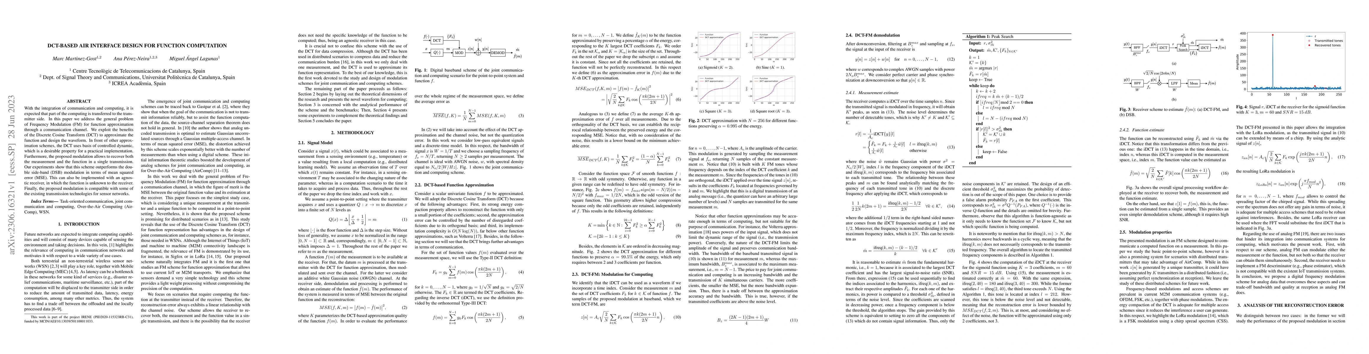 Thumbnail for DCT-based Air Interface Design for Function Computation