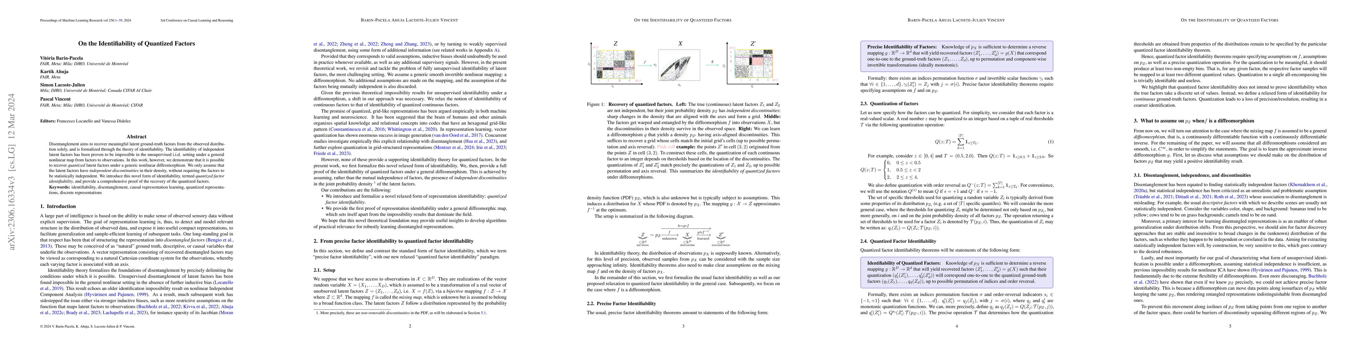 Thumbnail for On the Identifiability of Quantized Factors