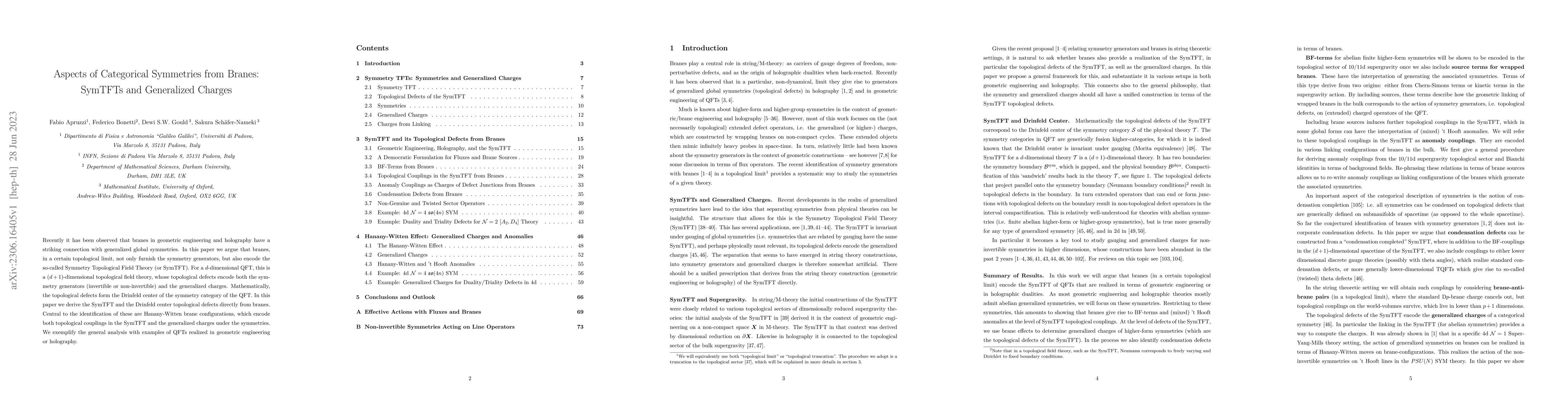 Thumbnail for Aspects of Categorical Symmetries from Branes: SymTFTs and Generalized
  Charges